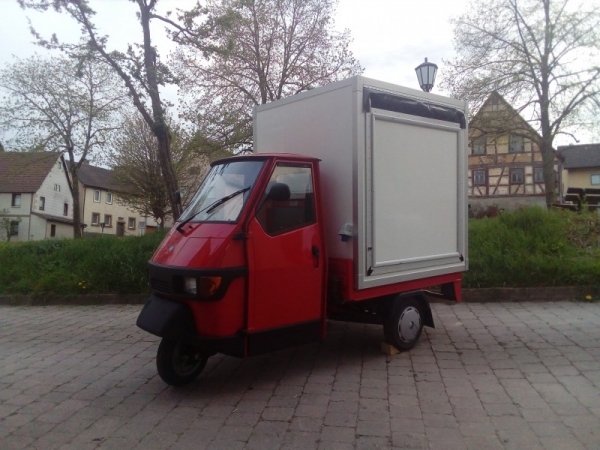 Verkaufsaufbau für Piaggio Ape