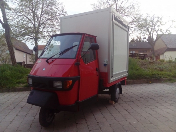 Verkaufsaufbau für Piaggio Ape